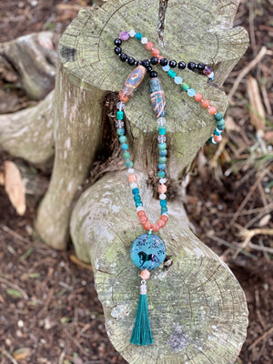 “Enchanted” Mala style Necklace