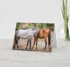 River Dance 5x7 Blank Greeting Card