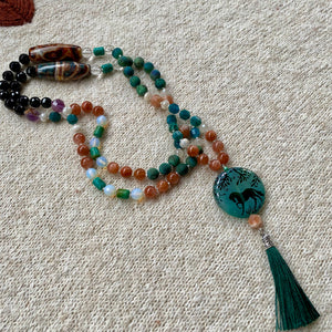 “Enchanted” Mala style Necklace