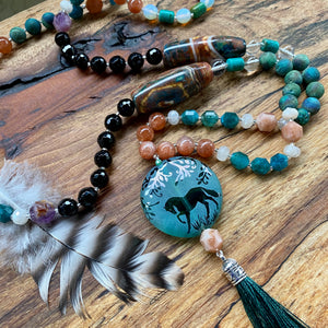 “Enchanted” Mala style Necklace